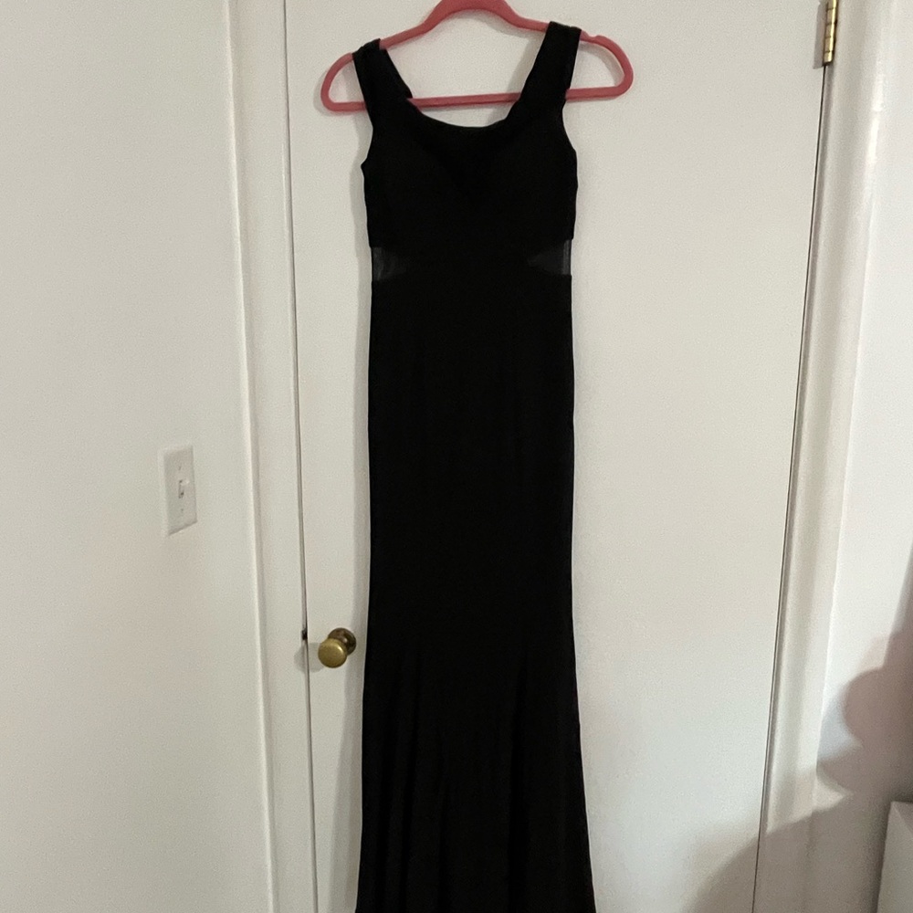 Black long dress